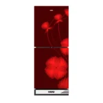 HAIKO Refrigerator HRT-350GB-Red(2Door, Upper Freezer, Glass Door)
