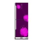 HAIKO Refrigerator HRT-310EGB-Purple(2Door, Upper Freezer, Glass Door)